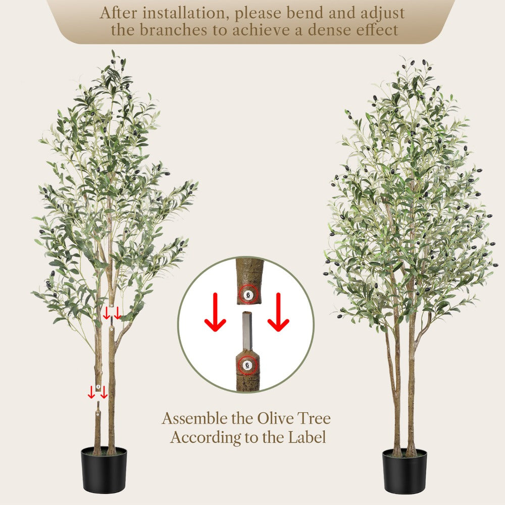 White Artificial Indoor Tree product detail 4
