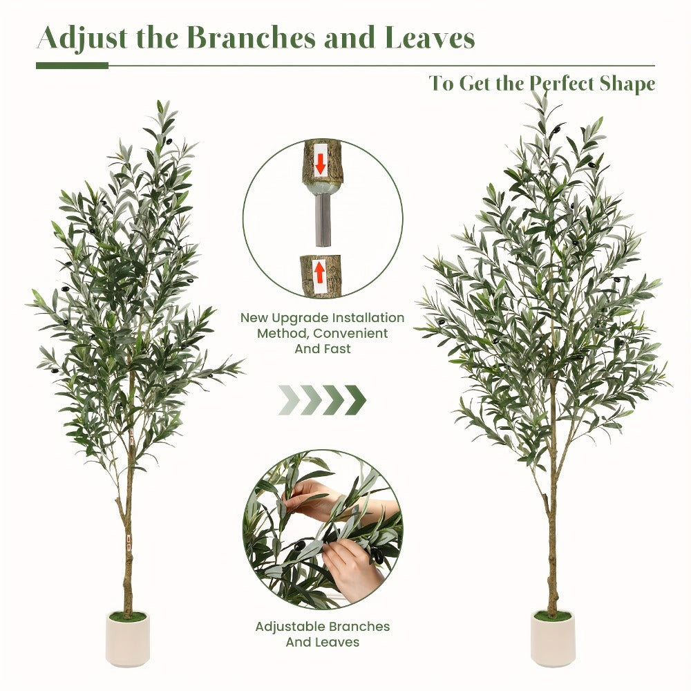 White Artificial Indoor Tree product detail 12