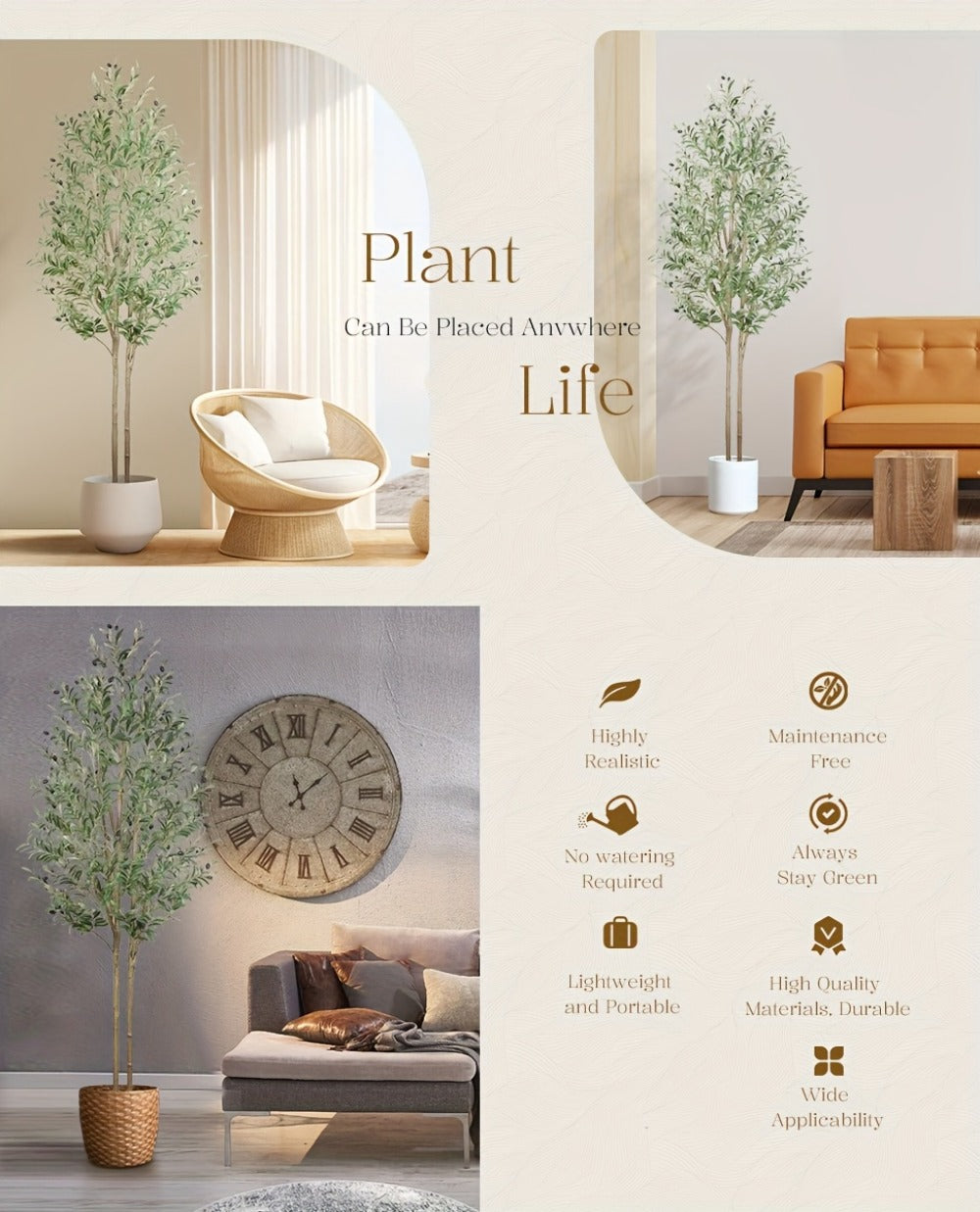 White Artificial Indoor Tree product detail 18