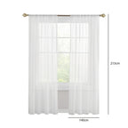 White Curtain Panel Set product detail 2
