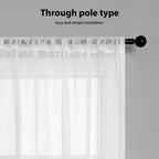 White Curtain Panel Set product detail 4