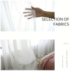 White Curtain Panel Set product detail 10