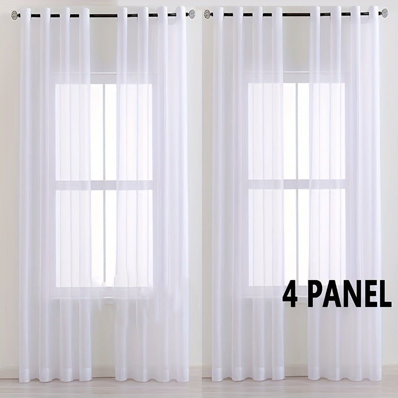 White Curtain Panel Set product detail 15