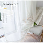 White Curtain Panel Set product detail 9