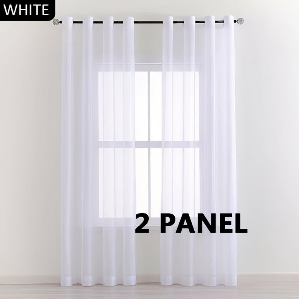 White Curtain Panel Set product detail 5