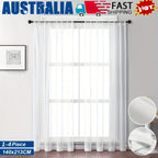 White Curtain Panel Set for organised Australian homes