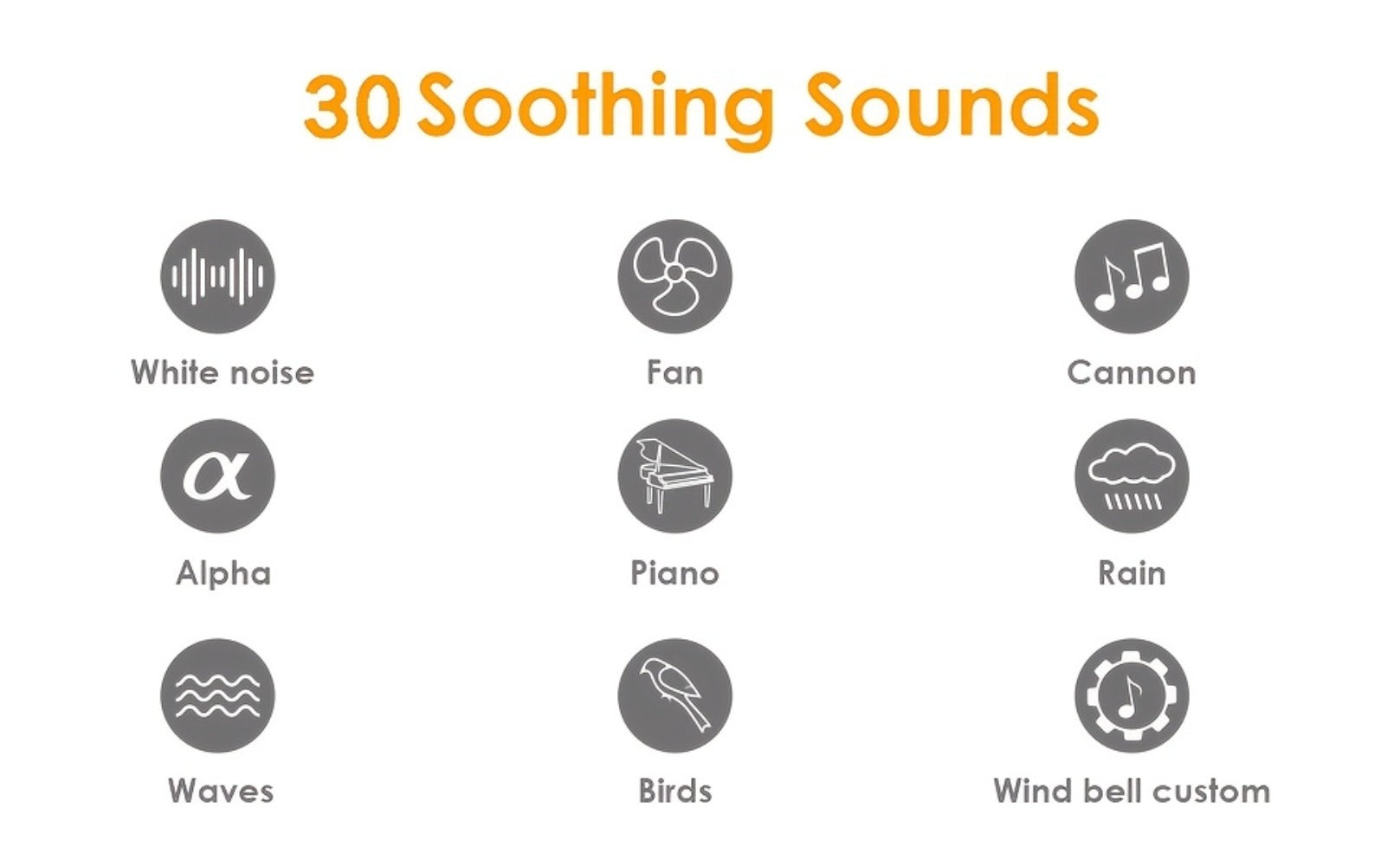 White Noise Sound Machine with Night Light detail view 9 for Australian shoppers
