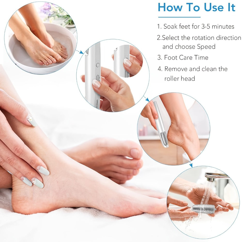 Rechargeable Electric Foot File detail view 7 for Australian shoppers