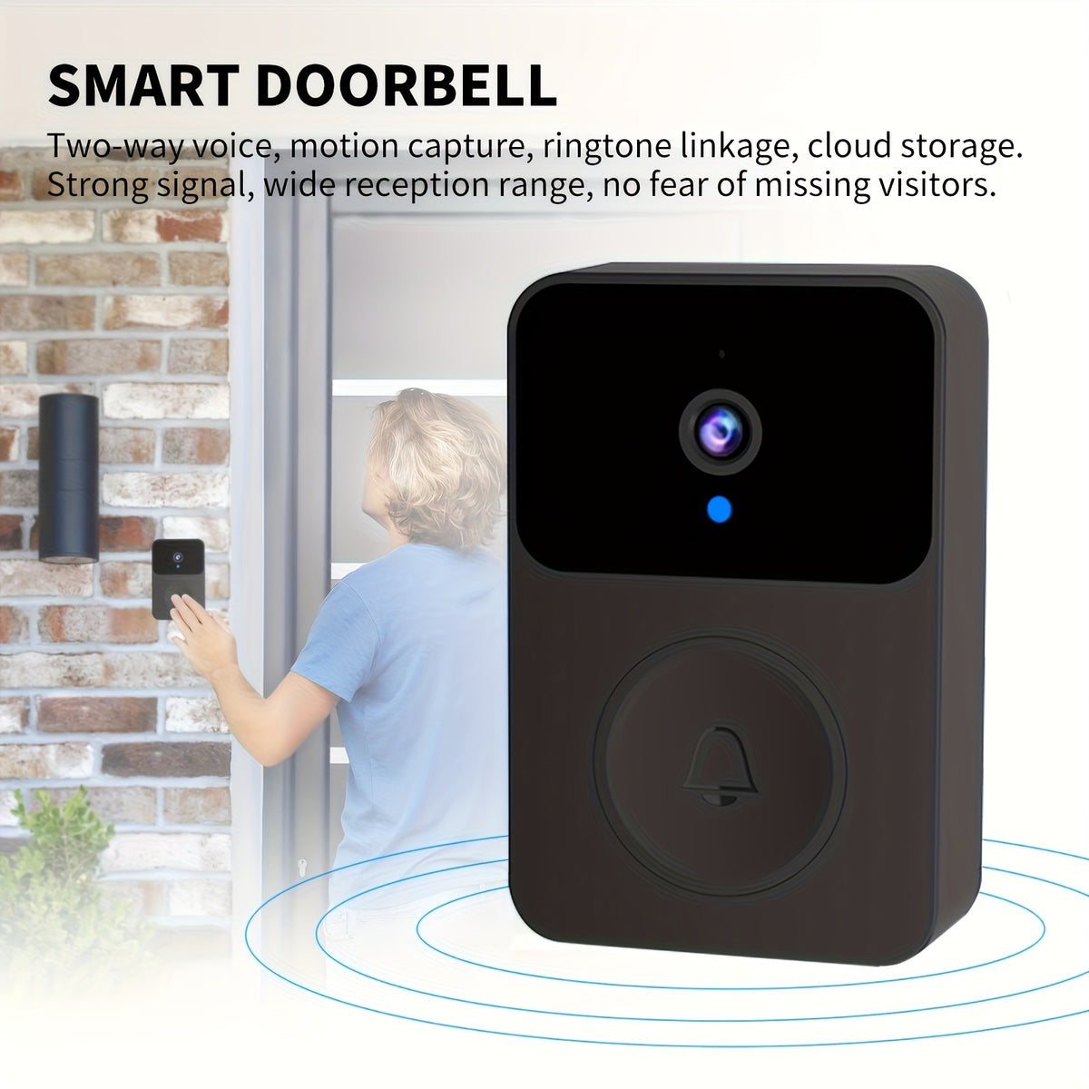 Rechargeable Wi-Fi Video Doorbell detail view 14 for Australian shoppers
