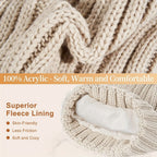 3-Piece Beanie Scarf & Gloves product detail 2