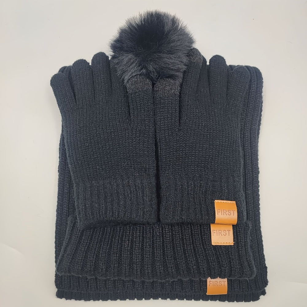 3-Piece Beanie Scarf & Gloves product detail 17