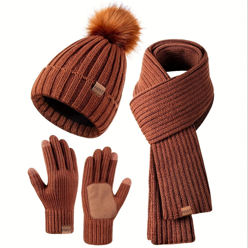 3-Piece Beanie Scarf & Gloves product detail 18