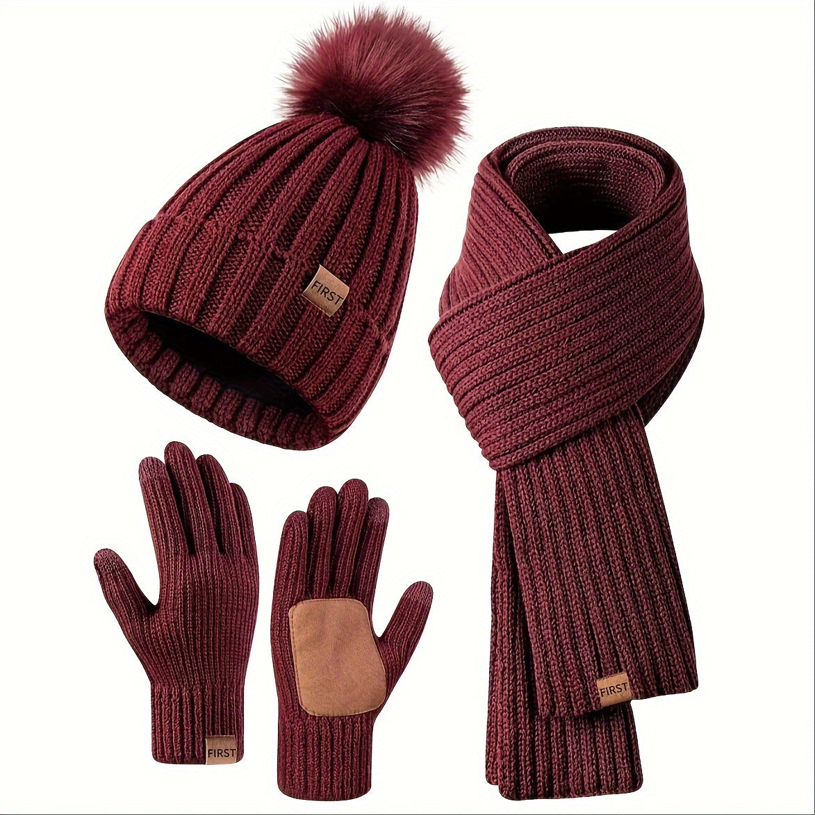 3-Piece Beanie Scarf & Gloves product detail 24