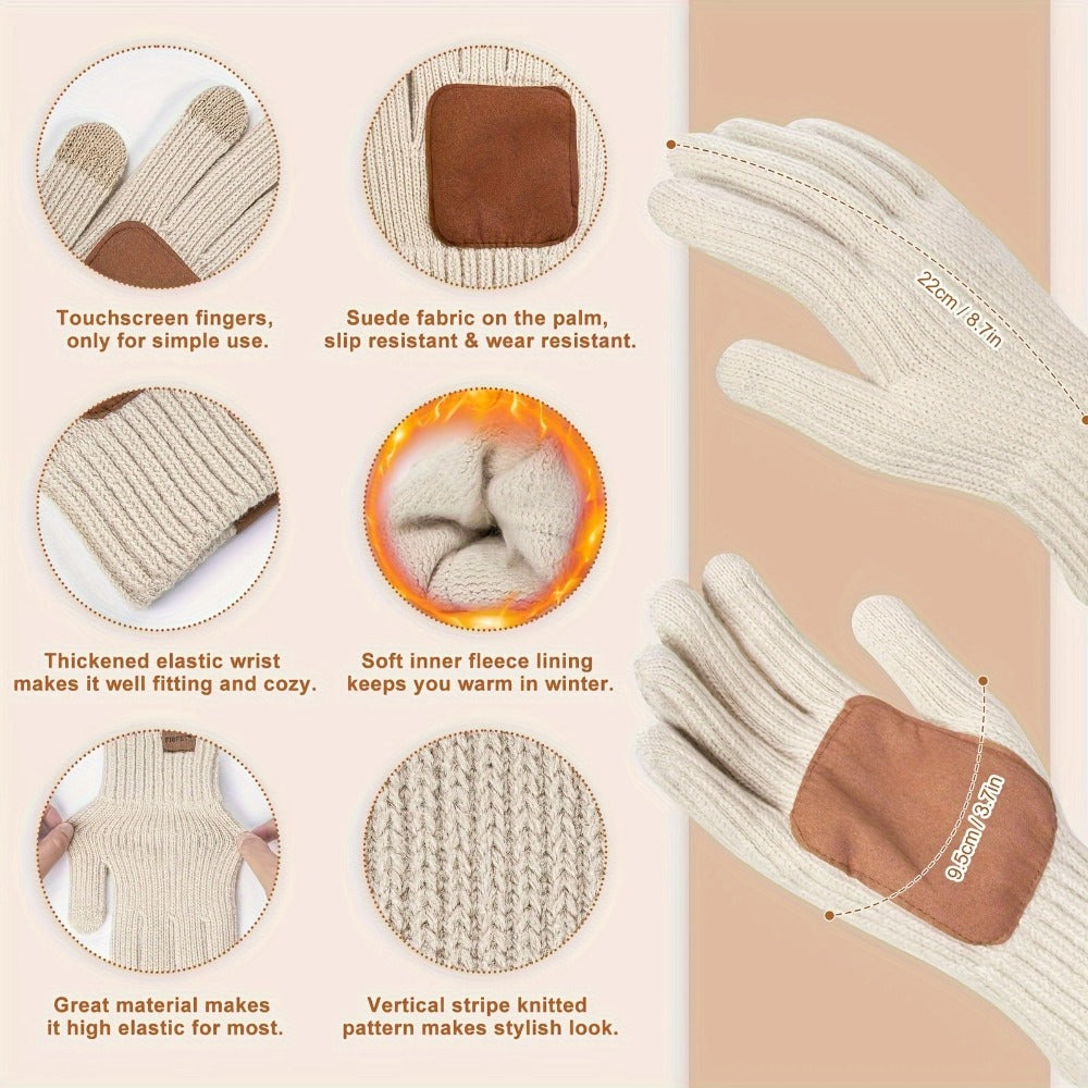3-Piece Beanie Scarf & Gloves product detail 9