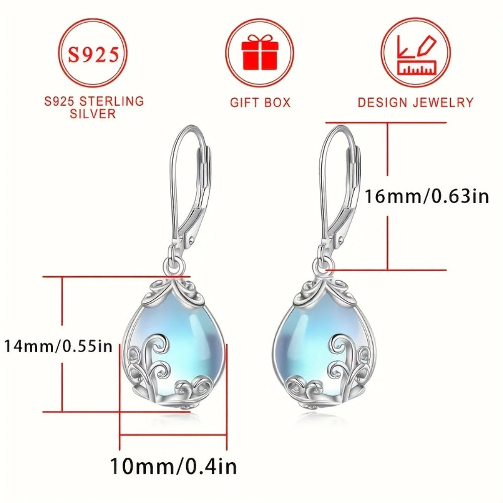 Silver-Tone Drop Earrings product detail 4