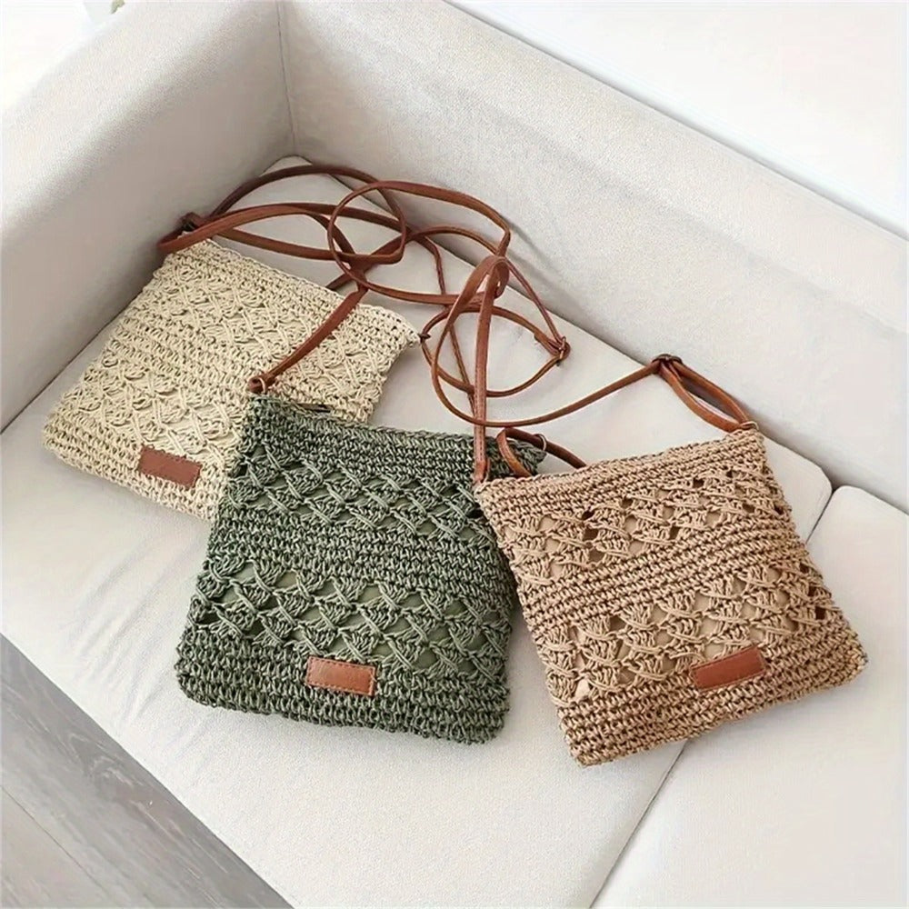 Woven Straw Crossbody Bag product detail 13