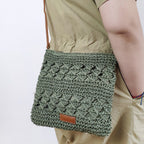 Woven Straw Crossbody Bag product detail 9