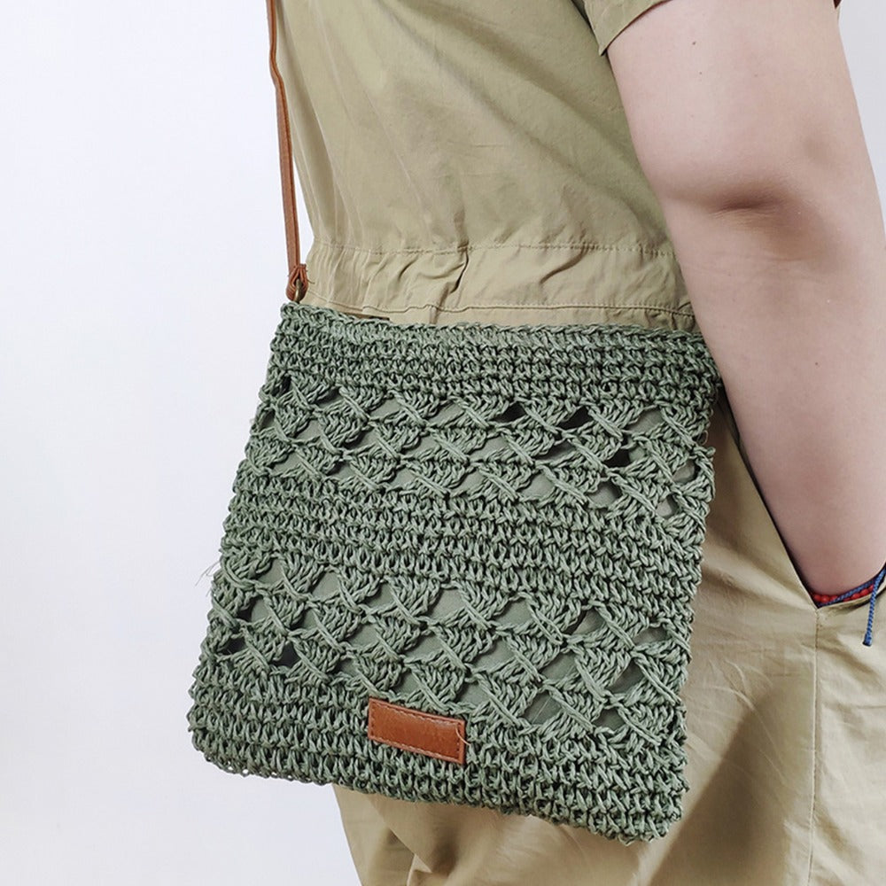 Woven Straw Crossbody Bag product detail 9