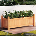 Wood Raised Garden Bed for the stated outdoor use