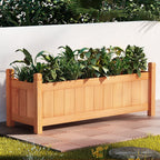 Wood Raised Garden Bed – Vegetable Planter & Outdoor Garden Use – main product view