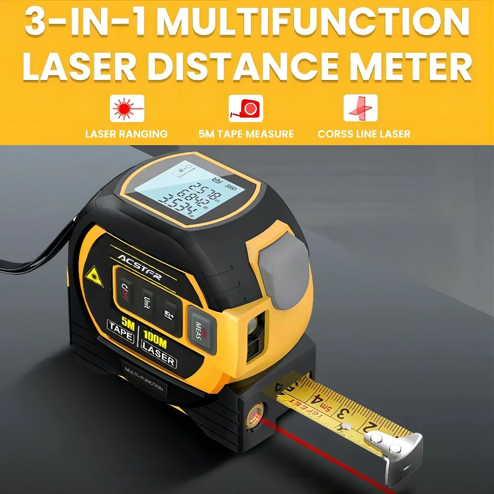 Workshop Digital Laser Tape Measure for home and workshop projects