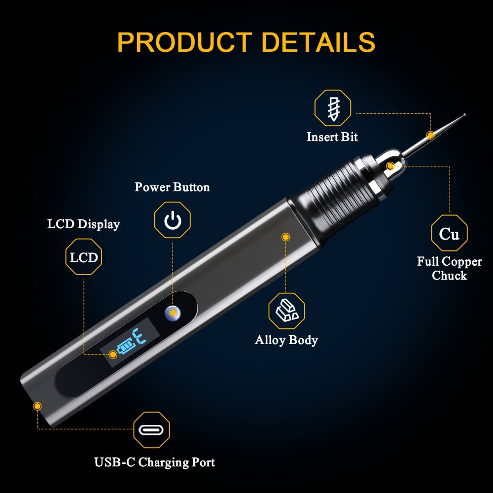 Workshop Rechargeable Engraving Tool Kit – Practical for Workshop – additional product view