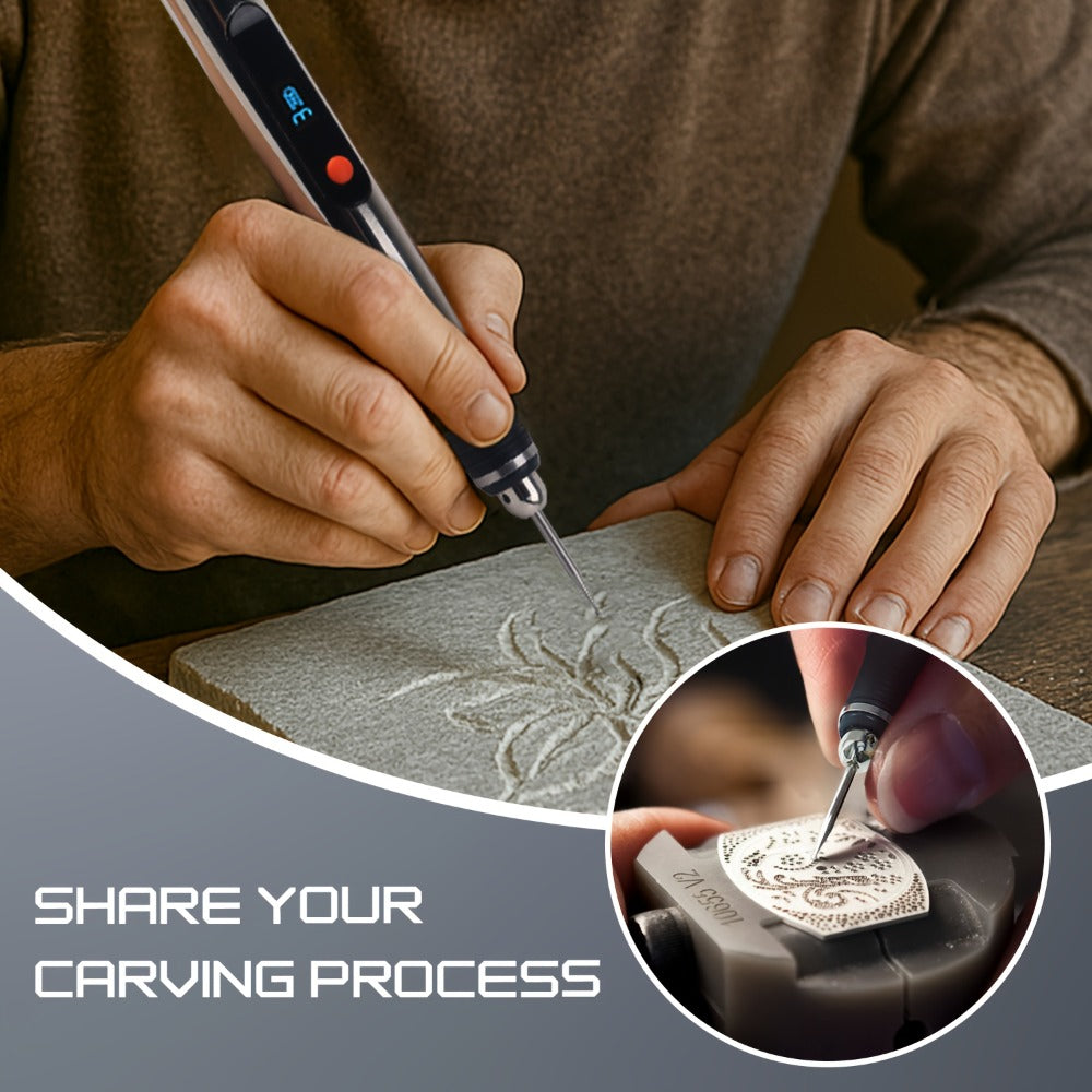 Workshop Rechargeable Engraving Tool Kit – Practical for Workshop – feature reference