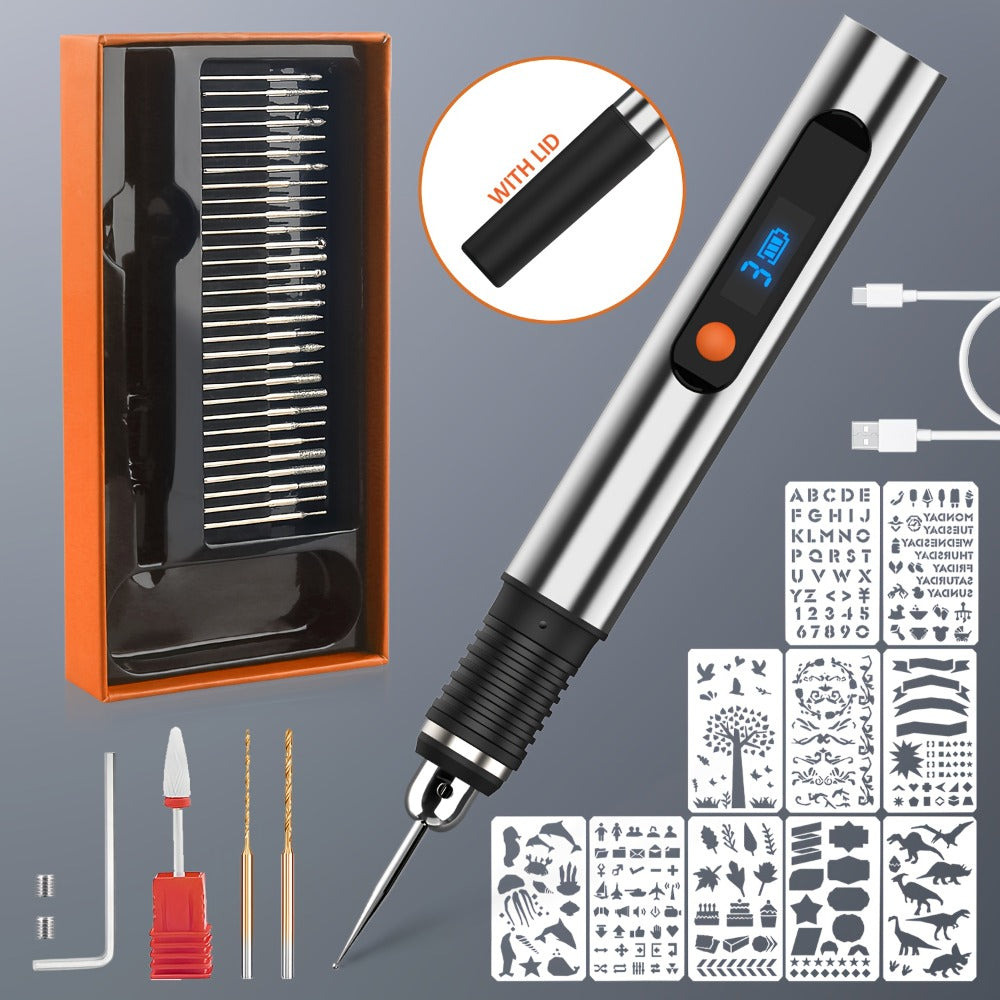 Workshop Rechargeable Engraving Tool Kit – Practical for Workshop – main product view