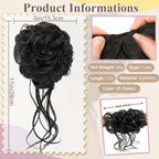Messy Bun Hairpiece detail view 6 for Australian shoppers