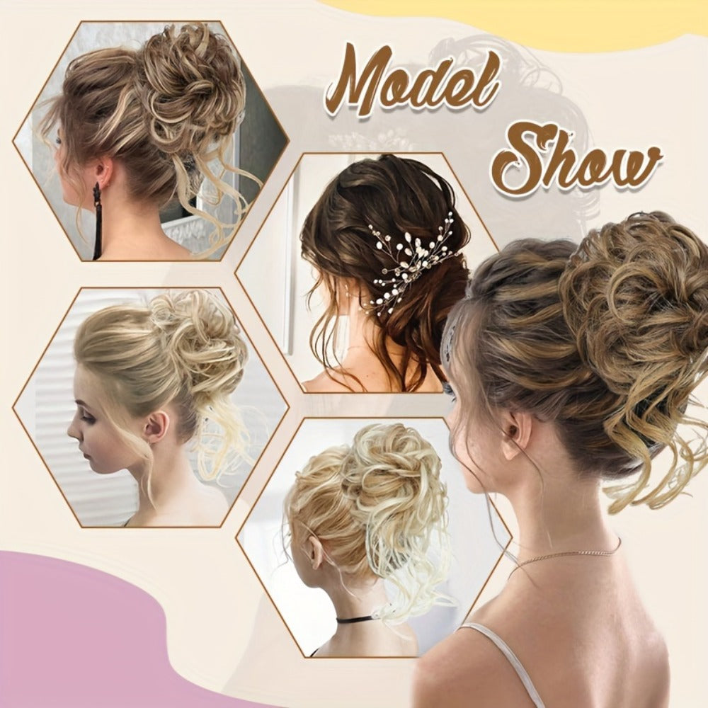 Messy Bun Hairpiece detail view 2 for Australian shoppers