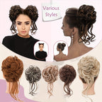 Messy Bun Hairpiece detail view 4 for Australian shoppers
