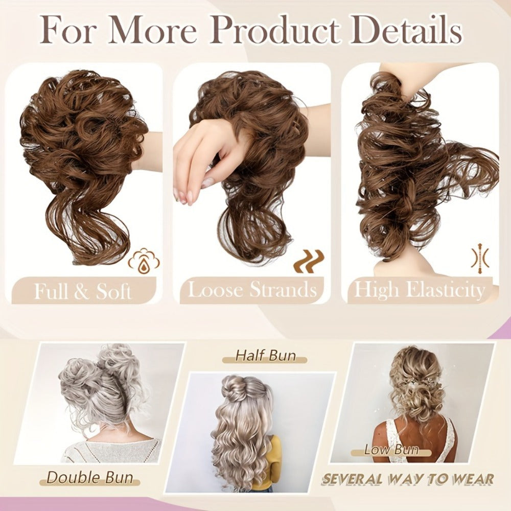 Messy Bun Hairpiece detail view 14 for Australian shoppers