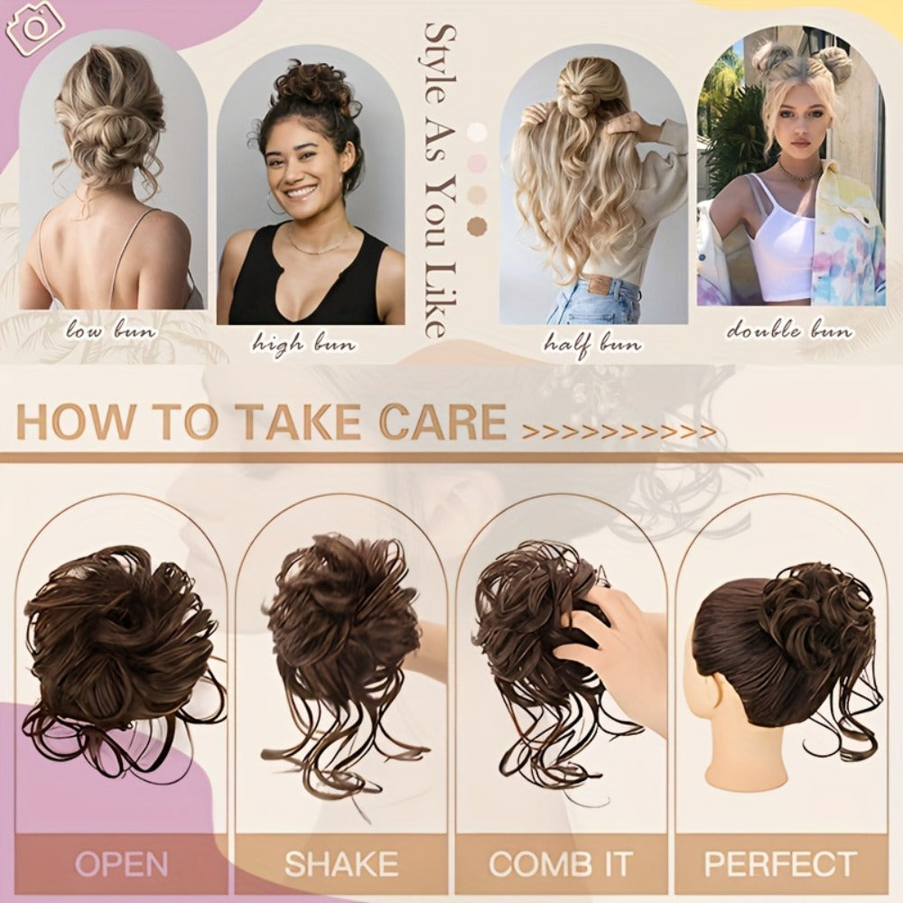 Messy Bun Hairpiece detail view 16 for Australian shoppers