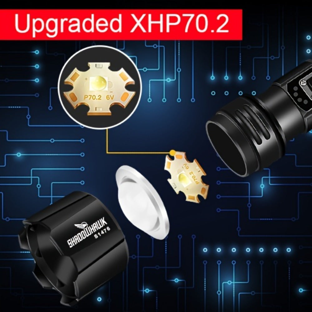 XHP70 Rechargeable High-Lumen LED Torch detail view 14 for Australian shoppers