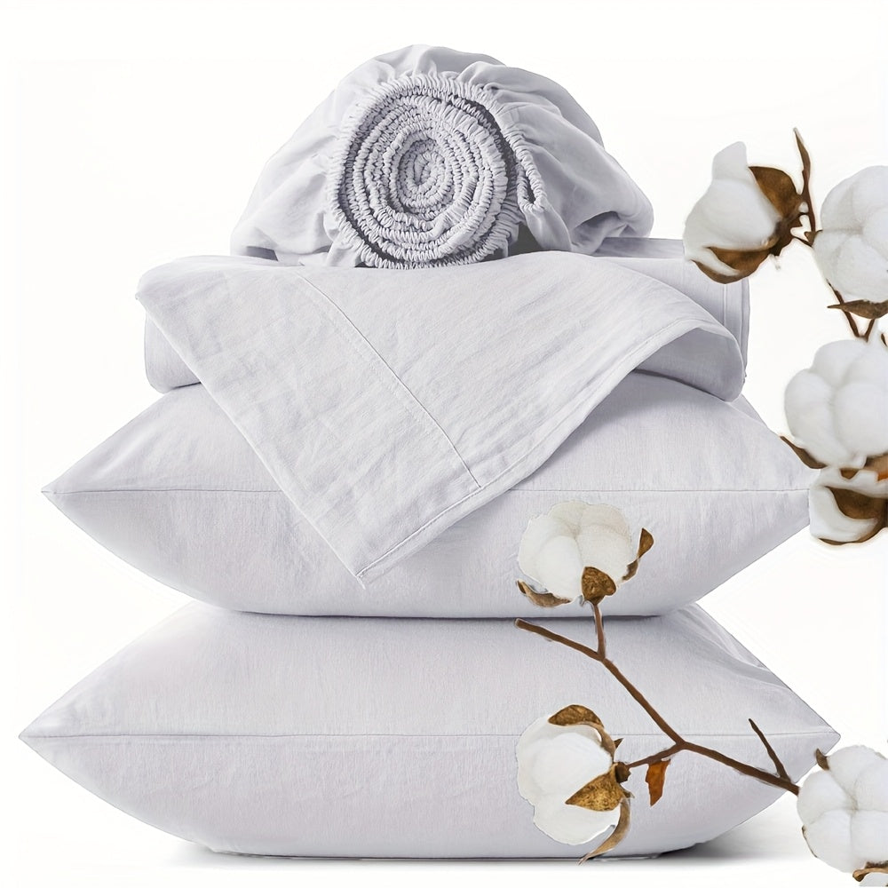 1800TC Cotton Sheet Set – Deep-Pocket Fitted & Flat Bedding – additional product view 31